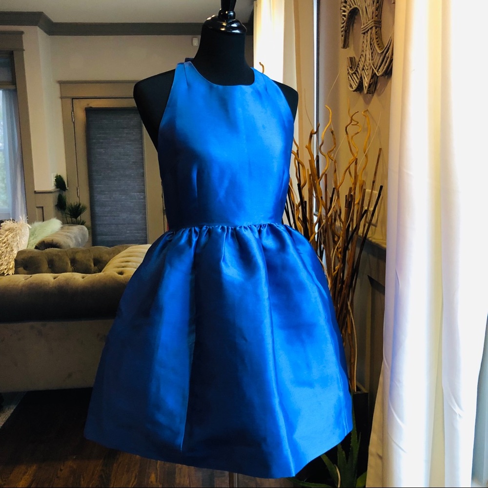 Kate Spade Bow Back Sateen dress